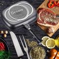 Dessini Original Die Casting Double Grill Pan. 