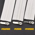 Nylon code long zipper No. 3 No. 5 household bed sheet pillow quilt cover quilt cover zipper thickened white double-headed zipper. 