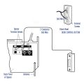 2X Wall Switch for 75LM 41A4166 371LM 971LM 81LM Liftmaster/Chamberlain/Sears Garage Door Bell Garage Door Opener. 
