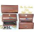 Wallet Clutch for Women Pure Cow Leather ( Ladies Hand Wallet ) * Super Leather Craft *. 