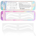2024 Disposable Eyebrow Design Stencil Eyebrow Tint Airbrush Auxiliary Sticker for Brows Shaping with Single EyebrowsType Option. 