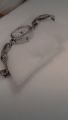Watch for girls|woman|ladies|gift|Elegant Silver Bracelet Watch with Crystal Accents For girl and woman. 