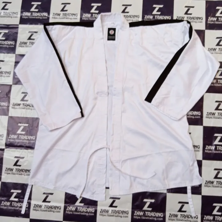 WTF%20approved%20Black%20Stripe%20Karate%20Gi%20for%20Kids%20&%20Adults%20White%20Karate%20Kit%20with%20black%20stripe%20MMA%20Martial%20Arts%20Uniform%20For%20Kids,%20Boys,%20Men's%20&%20Women's%20%20Lightweight%20Student%20Karate%20Gi%20%20with%20Belt%20Complete%20Karate%20Uniform%200000-9%20size%20-%20ZAW%20TRADING%20-%20Image%205