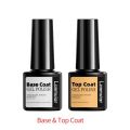 Lanmuiar Top Coat Nail Polish Base Coat Matt Coat Transparent Clear UV Primer Gel Polish Gel Lacquer Nail Manicure. 