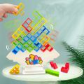 Russian Building Blocks Tetra Tower Game Stacking Toys Balance Tower Puzzle Board Game Kids DIY. 
