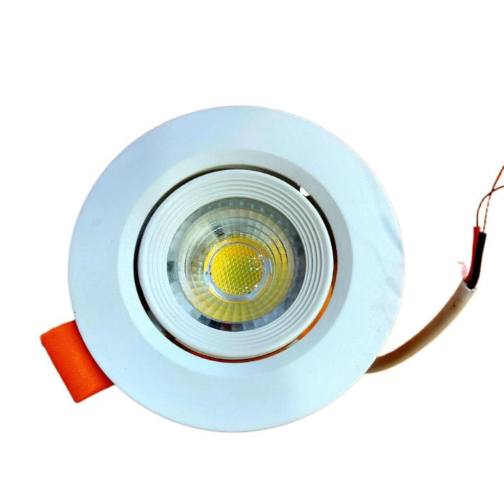 Compact 5W Small COB Ceiling Spot Light - 2", 2.25", 2.5" Options, 220V, White & Warm Variants