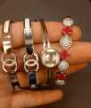 Titanium Stainless Steel Brand Bracelet Bangle. 