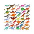 24 Pcs - Tiny Dinosaur World Jurassic Park Toys - Wild Animal Action Figures Jungle Zoo Toy Set For Kids Boys and Girls Educational Toys - 5cm / 2 Inch. 