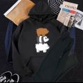 We Bare Bears Printed Fleece Full Sleeves Pull Over Hoodie & Trouser For Women & Girls. 