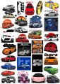 Car Stickers for Boys-  Sports Car  Stickers for Girls - stickers  For Boys - Pack of 30 Car Lover  Stickers - Size 4 CM Each Sticker For Laptop ,& Mobile. 