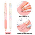 0.5mm Lovely Cherry Blossoms Automatic Pencil Kawaii Sakura Plastic Mechanical Pencils for Kids Student Supplies Stationery. 
