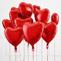 Happy Wedding Décor Theme Set 1 Pcs Wedding foil 30 Pcs Balloons 2 Foil Heart Wedding décor Theme Set. 