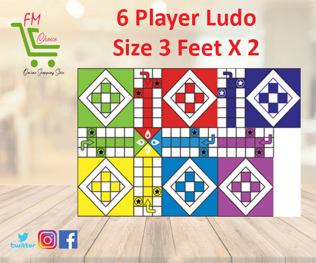 Customized%206%20Playes%20Ludo%20Game%203%20Feet%20X%202%20Feet%20-%20Image%202