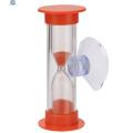 Childrenworld 2-minute Sandglass Timer Colorful Kids Toothbrush Timer with Suction Cup 2 Minutes Sand Timer for Efficient Time Management at Home Fun Hourglass Design. 