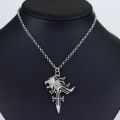 Final Fantasy Viii Necklace Sleeping Lion Heart Griever Squall Leonhart Lion Head Pendants Game Jewelry281373. 