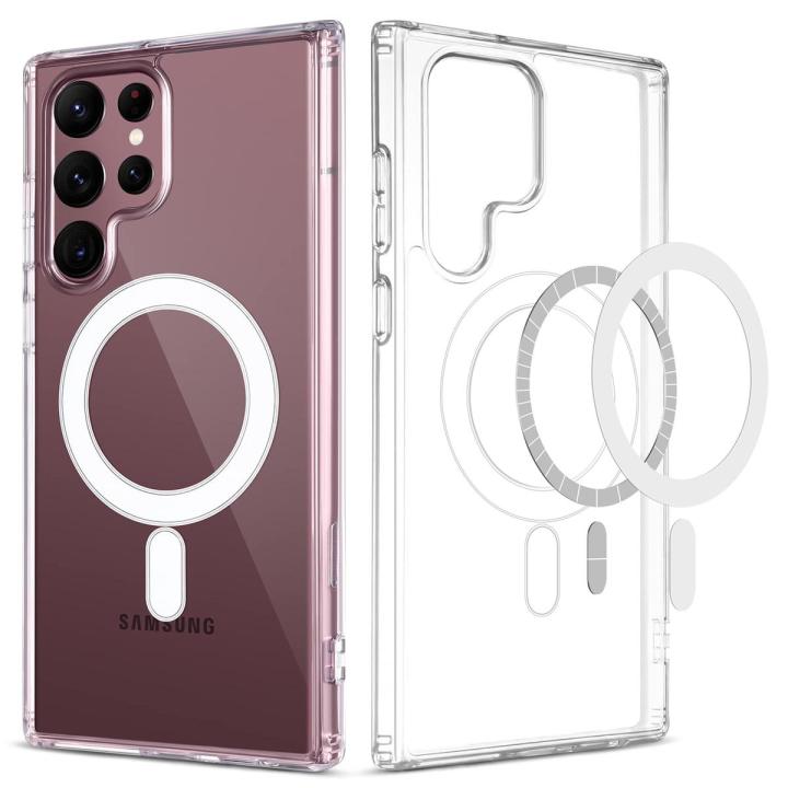 Samsung Galaxy Magnetic MagSafe Compatible Protective Clear TPU Transparent Case For all Series