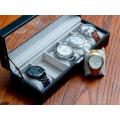 06 Slots Wrist Watch Box Watch Holder Storage Case Organizer High Quality PU Leather Watch Display Storage Box Smart Watch Display Box. 