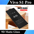 Vivo S1 Pro Vivo Y51 9D11D21D Matte Glass Protector, Full Edge To Edge Black Screen Protector For Vivo S1 Pro Vivo Y51. 