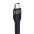 FASTER D4 Quick Charge Denim Braided 3-in-1 Data Cable. 