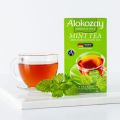 ALOKOZAY MINT FLAVOURED TEA - 25 TEA BAGS IN FOIL WRAPPED ENVELOPES. 