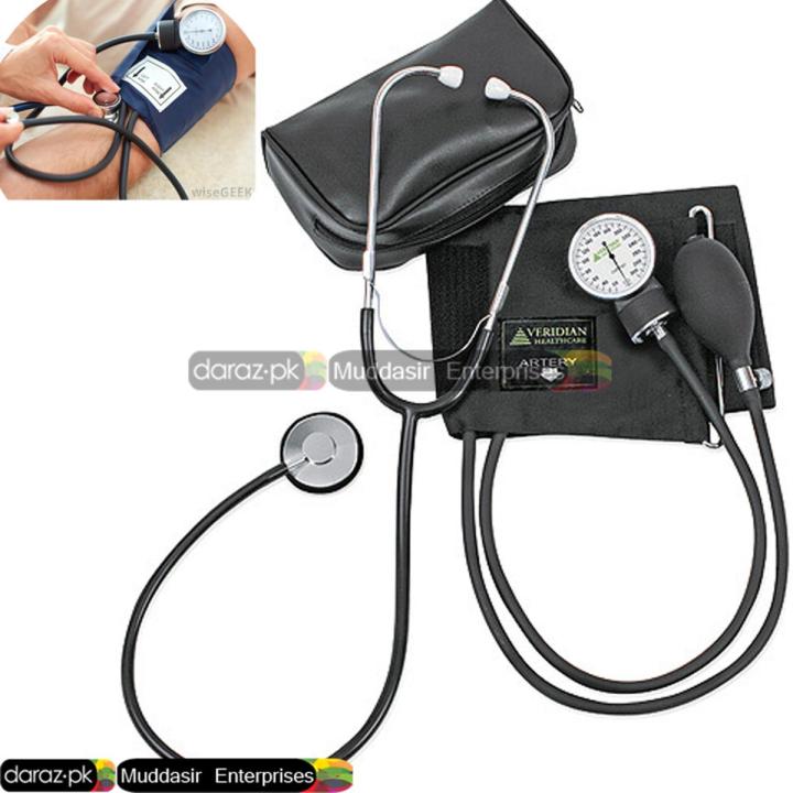BP Apparatus Blood Pressure Monitor Manual With Stethoscope Need of Every Home also Professional Use