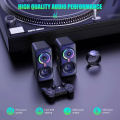 Onikuma L6 Speakers - Rgb gaming speakers for pc - Speaker For PC - Multimedia Speakers - Woofer Speakers - High Quality Speaker - Channel Speaker - Wired Speakers - Stereo Bass Speaker - Speakers for room - LoudSpeaker - Portable Speaker - Usb speakers. 
