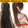 Straight catcher hair extension for girls, ponytail hair extension. 