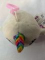 Squeezamals Foamed Stuffed Animal Toy , Unicorn, Sloth, Zebra keyring for school collage backpack. 