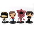 Stranger Things Figure Vinyl Dolls for Collection Character Dustin Action Figure Toys Eleven Keychain Model Doll. 