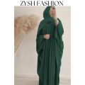 ZYSH FASHION Butterfly abaya kaftan style for girls & women paste color 54 inches kaftan abaya. 