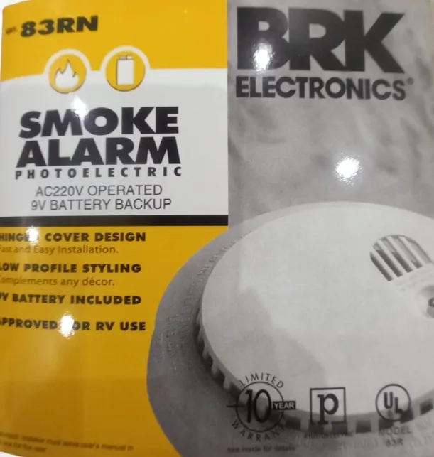 BRK%20Smoke%20Alarm%20220V%20/%209v%20Battery%20Included%20%20Photoelectric%20Smoke%20Detector%20Both%20AC%20and%20DC%20-%20Image%203