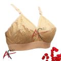 Pack of 04 Multi Colour Cotton Net 4 Hooks Bras Brief Blouse Brazier Brassier for Girls Women Ladies  Undergarments. 