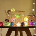 Room Decoration LED Garland Cotton String Balls Lights USB DIA 6CM Cotton Ball Light Chain Guirlande Fairy LED Lights Birthday Gifts Party Decoration. 