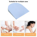 Quasar Infant Wedge Pillow Memory Foam Infant Anti-vomiting Slope Pad Support Pillow for Newborns 12-15 Degree Incline Anti Reflux Colic Cushion for Pram Cot Bed Infant Sleeping Wedge. 