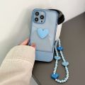 Korean Cute Candy Love Bracket Bracelet Transparent Phone Case For iPhone 13 12 11 Pro XS Max X XR Kawaii Shockproof Soft Cover. 