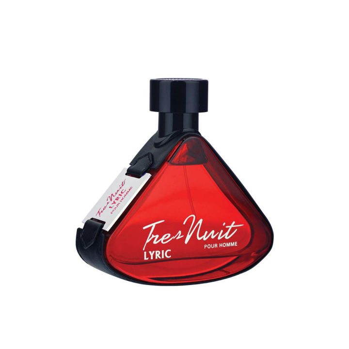 Armaf Perfumes Tres Nuit Lyric Eau De Parfum Pour Homme Men Red 100ML For Him