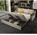 3 Step Folding Sofa cum Bed | Double Bed folding sofa bed with storage box and USB Charging. 