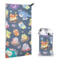 【In stock】 Pokemon Pikachu Microfiber Beach Towel Print Quick Dry Towel 16x31.5in Pefect for Adults, Travel, Gym, Camping, Pool, Yoga, Outdoor and Picnic. 