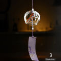 1PCS Wind Bell Japan Wind Chimes Handmade Glass Furin Home Office Decors. 