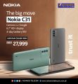 Nokia C31 4GB RAM 64GB ROM 5050MAH BATTERY. 