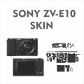 sony zv e10 skin (not camera ,not cover this is sticker skin ) with hand grip skin. 