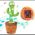 Dancing & Talking Cactus Plush Toy | Electric Singing, Talking, Recording & LED Light-Up Plush Cactus Toy For Babies & Toldders | Dancing Cactus Doll Electronic Pet for Babies & Toddlers (6-12 Months). 
