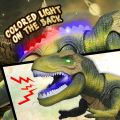 Remote Control Dinosaur Toy  For Kids/ Jurassic World RC Dinosaur With 5 Channels/ Big Size Dilophosaurus Dino With Forward,Backward,Attack,Fast Forward & Stop Mode - High Quality RC Dinosaur With Light Music & Swing Head. 
