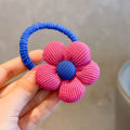 1PC New Cute Sweet Fill Cotton Flowers Girls Kids Elastic Hair Bands Children Hair Ties Princess Hair Accessories Baby Headwear. 