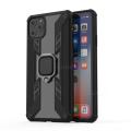 Apple iPhone 11 Pro MAX Back cover Predator Armor Metal Ring Grip Shockproof Dual Layer Rugged Hard Cover for Apple iPhone 11 Pro MAX - BLACK. 