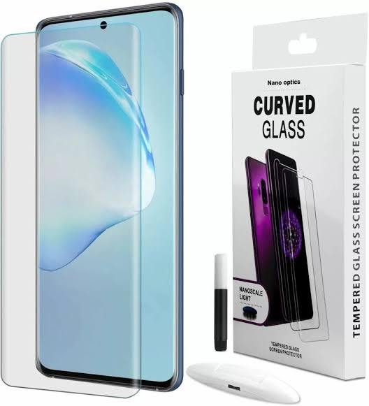 Oppo Reno 5 Pro UV Tempered Glass Screen Protector Full Glue Nano Liquid Protective Film Original High Quality Glass