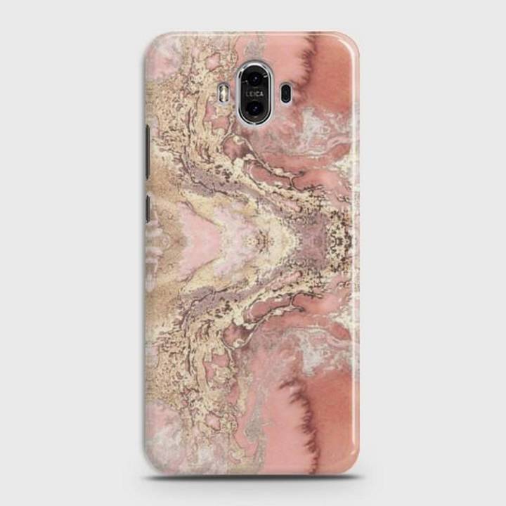 Huawei Mate 9 Cover - SkinLee HQ Hard Case - Trendy Chic Rose Gold Marble - SKINLEE-147-1-336-53