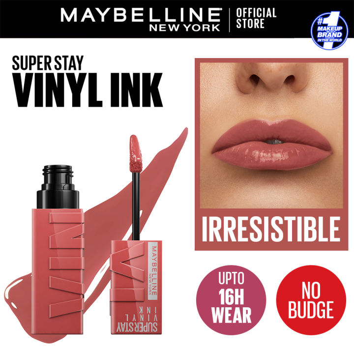 Maybelline New York Superstay Vinyl Ink Longwear Liquid Lipstick, 62, Irresistible