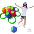 【play Skip Ball Children Exercise Coordination & Balance Hoop Jump Playground Toy. 