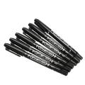 5Pcs Fine Dual Heads Marking Pen Marker Waterproofink Thin Nib Black Liner Art Pen Drawing Stationery Office Supplies Marker. 